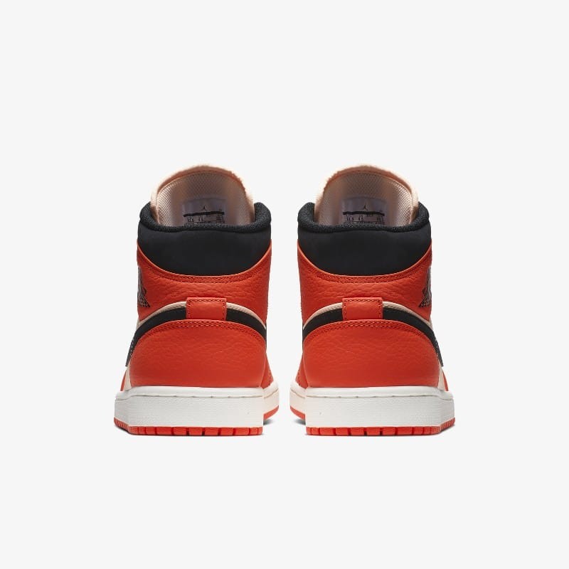 Air Jordan 1 Mid Team Orange 852542 800 Grailify